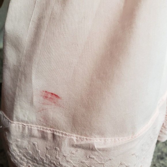 Hope and Henry Girl's Cotton Pink Eyelet Party Sun Dress Size 3 - Picture 6 of 8